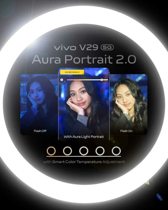 Your walkthrough to achieving stunning portraits with vivo V29 5G's Aura Light 2.0