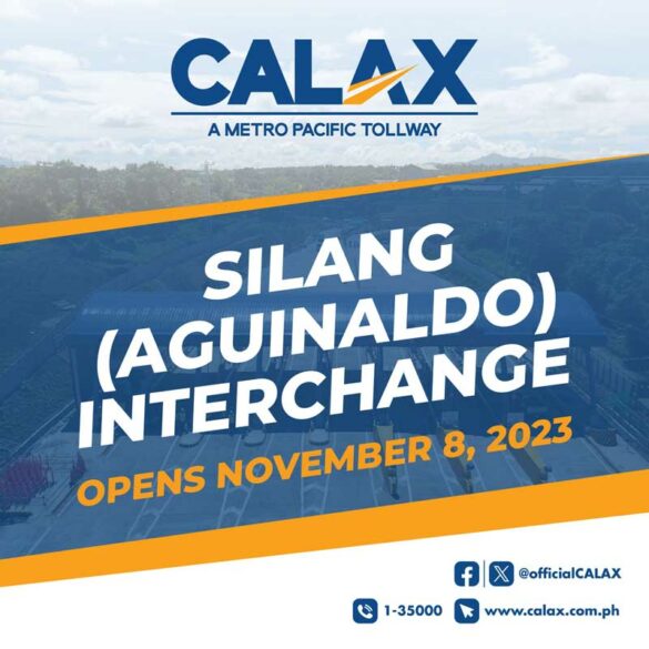 CALAX Opens Silang (Aguinaldo) Interchange