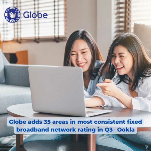 Globe adds 35 areas in most consistent fixed broadband network rating in Q3– Ookla