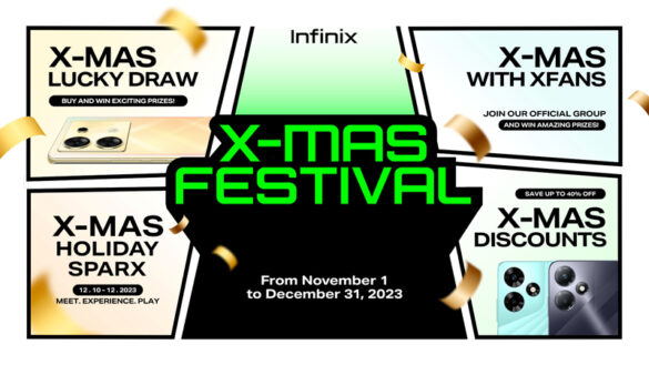 Celebrate the holidays with Infinix X-Mas Festival’s special discounts, promos