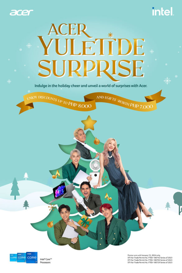 Acer’s Yuletide Surprise Promo offers gifts, discounts, and so much more!