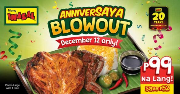 Mang Inasal marks 20th anniversary with a grand back-to-back blowout