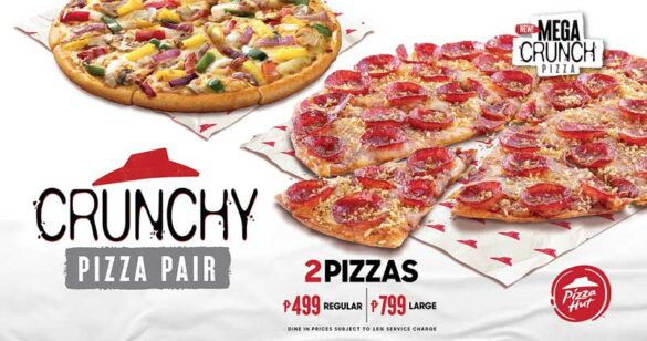 Vibe to a whole new beat with Pizza Hut's all-new Mega Crunch Pizza