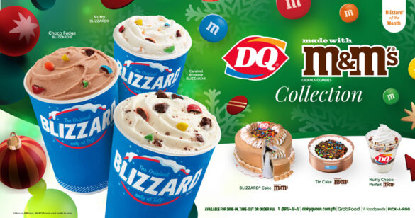 Add more color to your holidays with DQ's latest Blizzard of the Month offer featuring M&M's