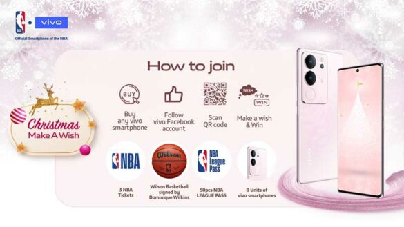 Join vivo’s ‘Christmas Make A Wish’ Raffle Promo to Win NBA Tickets!