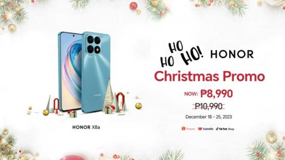 Christmas Deal Give Love This Holiday with HONOR X8a’s Big Price Drop, now at Php 8,990 Only!