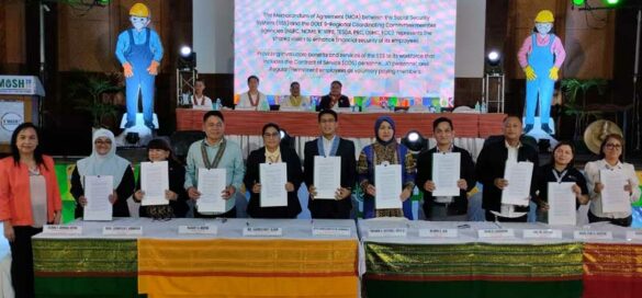 SSS Zambo, DOLE 9-RCC sign MOA under KaSSSangga Collect Program