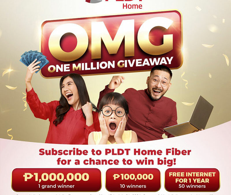 One million cash prize up for grabs with PLDT Home’s OMG promo