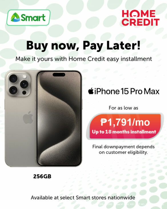 Smart partners with Home Credit to offer affordable financing options to Filipinos