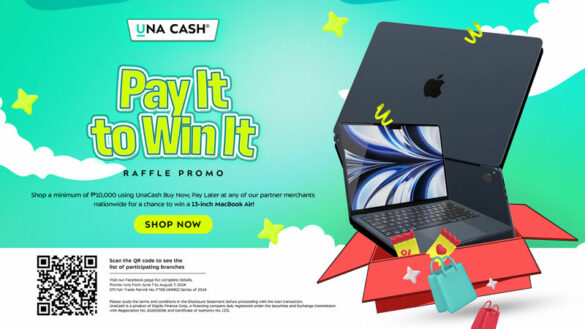 Upgrade, shop, and win an Apple MacBook Air with UnaCash