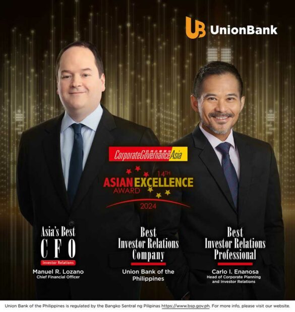 UnionBank Awarded Best Investor Relations Company