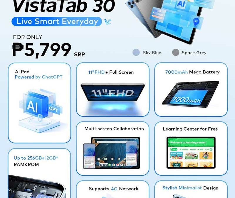 itel VistaTab 30: Your Perfect Study Buddy under PHP 6,000