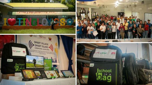 PLDT, Smart, PSF, Huawei Philippines bring hope to Tingloy students with School-in-a-Bag packages