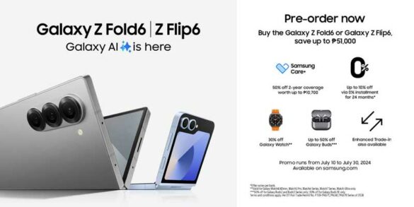 Unfold a new era of productivity and creativity Pre-order Samsung’s Galaxy Z Fold6, Z Flip6, and Buds3 series powered by Galaxy AI